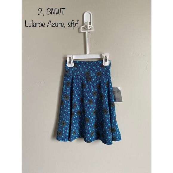 Lularoe Kids Azure Skirt- size 2 - Picture 1 of 1